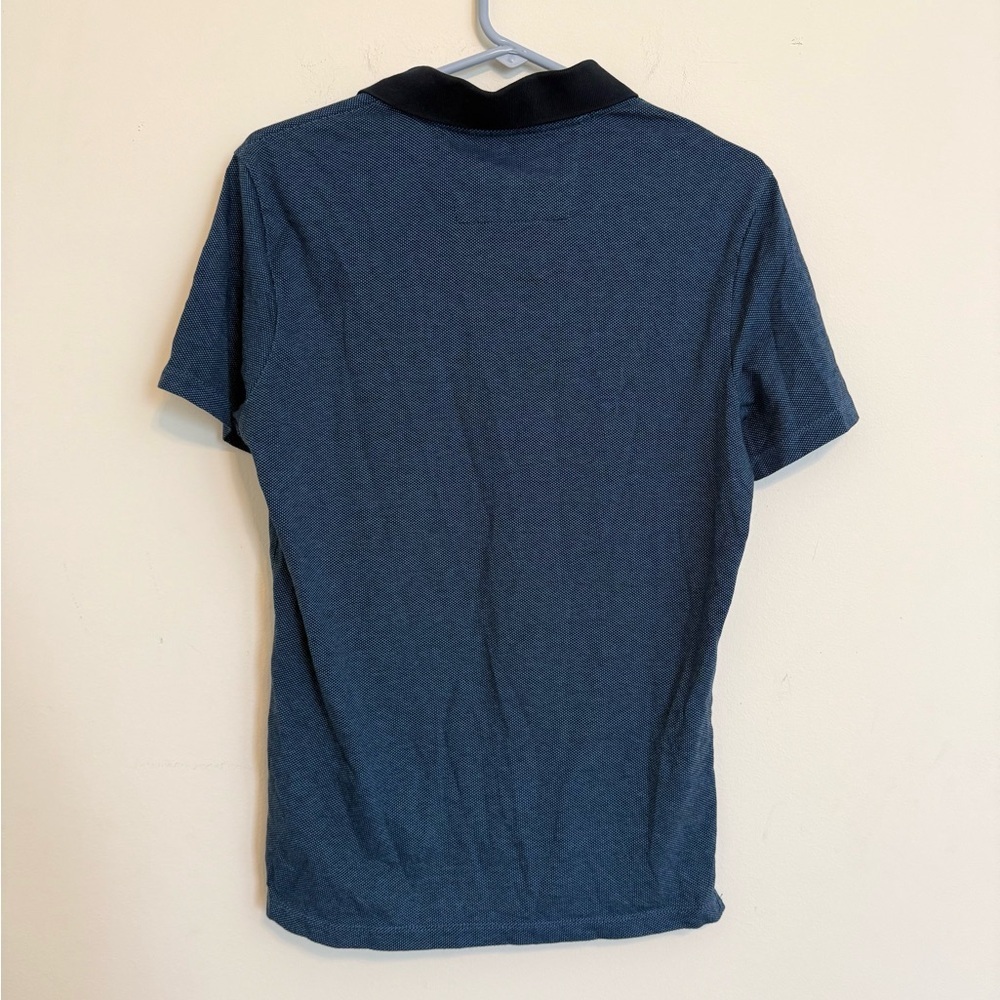 2/$30 Banana Republic - Luxury Touch Men’s Navy Polo Shirt w Black Collar Small - Picture 8 of 8